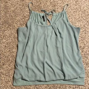 Chiffon Front Tank-top